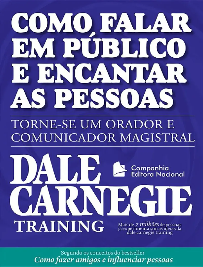 Capa do eBook Como Falar em Público e Encantar Pessoas de Dale Carnegie