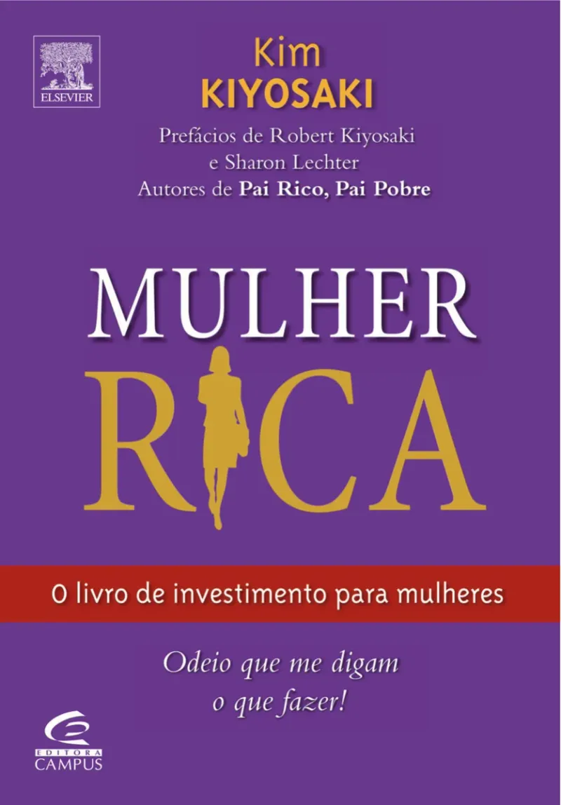Capa do eBook Mulher Rica - Um Livro de Investimentos para Mulheres u de Kiyosaki