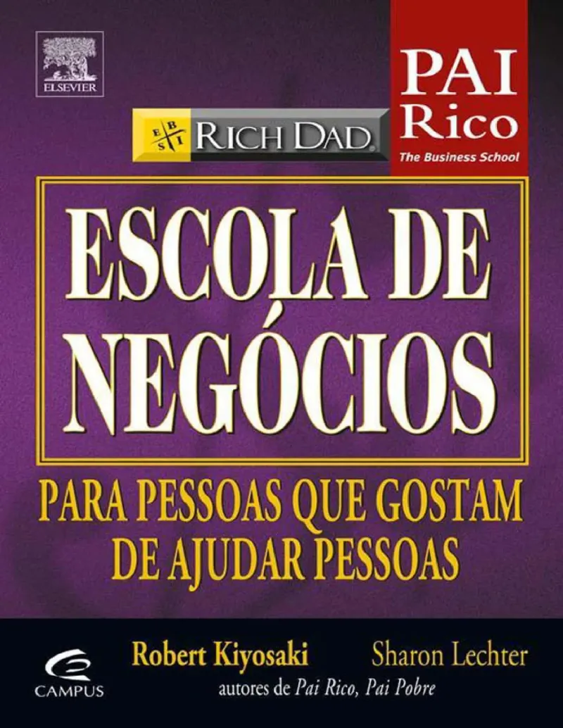 Capa do eBook Pai Rico de Escola de Negócios