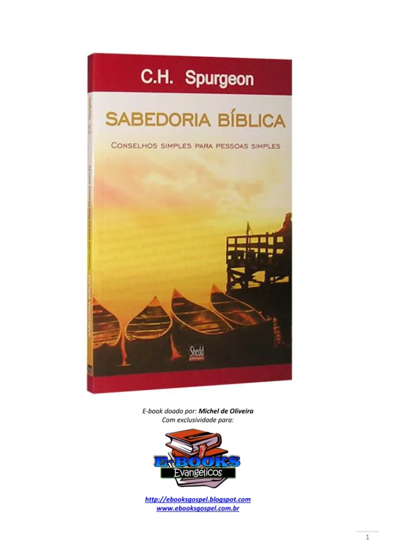 Capa do eBook C. H. SPURGEON de SABEDORIA BÍBLICA