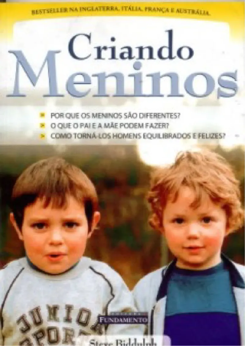 Capa do eBook Steve Biddulph de Criando Meninos